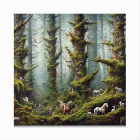 Flora And Fauna Canvas Print