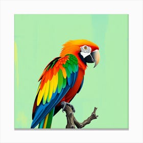 Parrot Stock Videos & Royalty-Free Footage Canvas Print