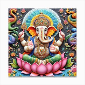 Ganesha 49 Canvas Print