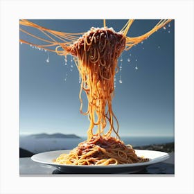 Spaghetti 1 Canvas Print