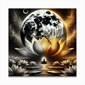 Lotus Flower 150 Canvas Print