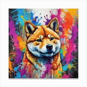 Shiba Inu 59 Canvas Print