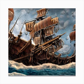 Pirate Ship 2 Canvas Print