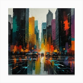 Cityscape 52 Canvas Print