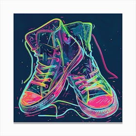 Chuck Taylor Sneakers Canvas Print