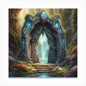 Gateway To The Forest Canvas Print