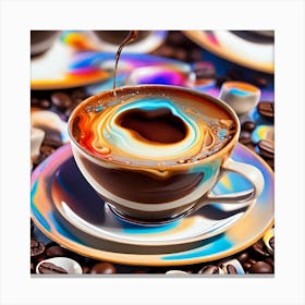 Coffee Pouring 1 Canvas Print