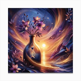 Hourglass Painting Canvas Print