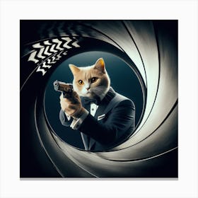 CAT BOND Canvas Print