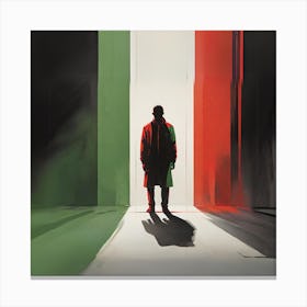 Italian Flag Canvas Print