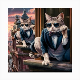 A Captivating Illustration Of A Stylish And Sneaky 6 Gvm4zttpcunmfjojmdiq 8j3b5dt8rkwi4zvmhrvoba Canvas Print