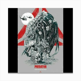 Predator Movie Poster 1 Canvas Print