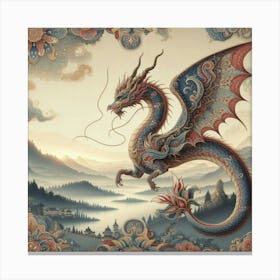 Dragon In The Sky 1 Canvas Print