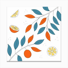 Oranges And Lemons Canvas Print