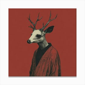 Deer Head 4 Canvas Print