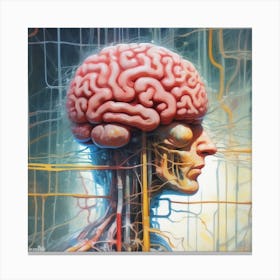 Brains And Wires Canvas Print