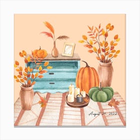 Autumn Decor Canvas Print
