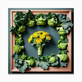 Frame Of Vegetables 7 Canvas Print