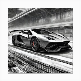 Lamborghini 193 Canvas Print