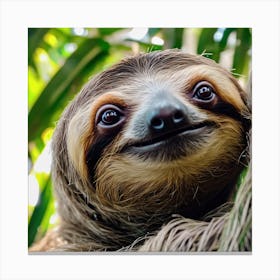 Cute Sloth Canvas Print