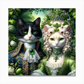 Cat Lovers Canvas Print