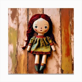 Antique Doll Canvas Print