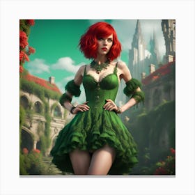 Red Hair Tess Synthesis - Whimsy(2) Canvas Print