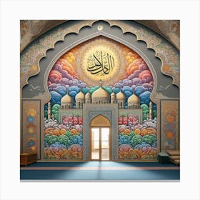 Islamic Mosque Canvas Print