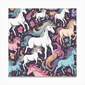 Unicorns Canvas Print