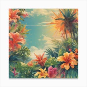 Tropical paradise 2 Canvas Print