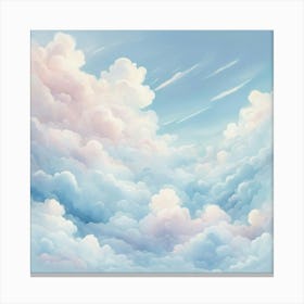 Clouds In The Sky Canvas Print