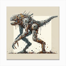 Steampunk Monster Canvas Print