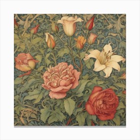 A Collection Of Intricate William Morris Canvas Print