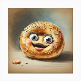 Bagel 6 Canvas Print