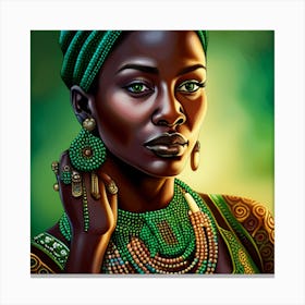 Jean Green Canvas Print