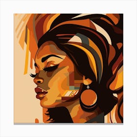 African Woman Canvas Print