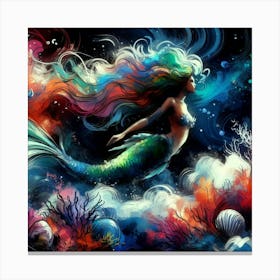 Mermaid 123 Canvas Print