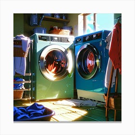 Default Laundry Day Art Print 0 Canvas Print