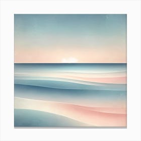 "Pastel Tranquility: Abstract Seashore"  "Pastel Tranquility" captures the calm and soothing essence of the seashore with a minimalist abstract approach. This digital artwork features gentle gradients of pastel hues that create a serene horizon, evoking the peaceful ebb and flow of ocean waves. Perfect for those seeking a soft, meditative element in their decor, it offers a contemporary twist to the classic seascape. Let this artwork's graceful simplicity and calming colors wash over you, infusing your space with a sense of tranquility and poise. Canvas Print