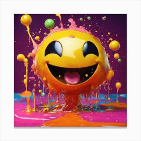 Smiley Face Canvas Print