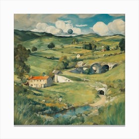 Hobbiton In The Shire Edvard Munch 1 Canvas Print