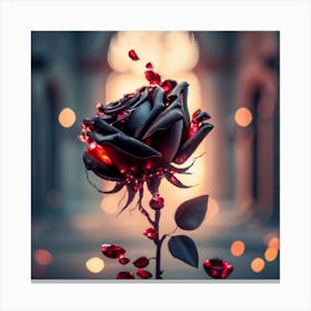 Black Rose Canvas Print