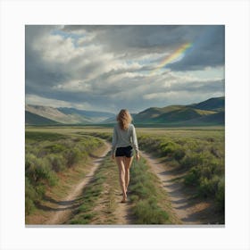 Rainbow Road 1 Canvas Print