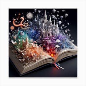 colorful art Canvas Print