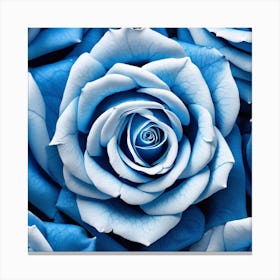 Blue Roses 5 Canvas Print