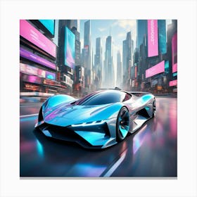 Futuristic Car 9 Canvas Print