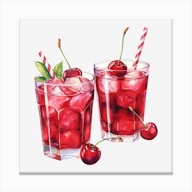 Cherry Martini 2 Canvas Print