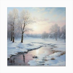 Winter Landscape 4 Canvas Print