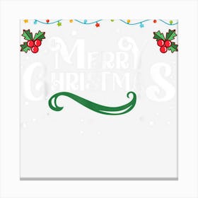 Merry Christmas For Xmas And Snowflakes Merry Christmas Canvas Print