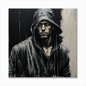 'The Man In Black' Canvas Print